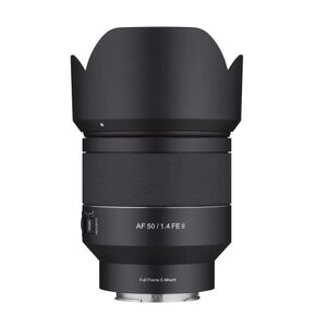 Samyang AF 50 ملم f/1.4 Series II عدسات التركيز التلقائي ذات الإطار الكامل لسوني E (SYIO5014-E)،اسود in Kuwait