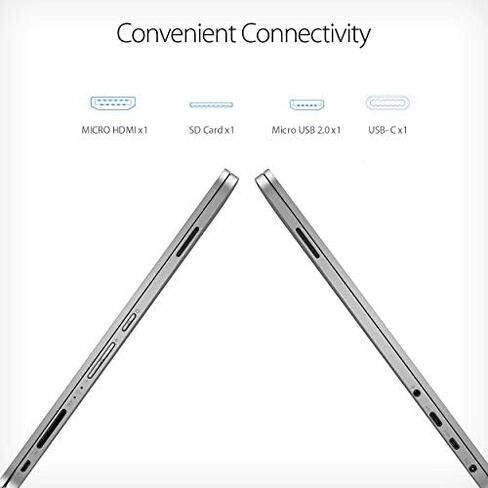 ASUS VivoBook Flip 14 Thin and Light 2-in-1 Laptop, 14" HD Touchscreen, Intel Celeron N4020 CPU, 4GB RAM, 128GB Storage, Windows 10 Home S, Microsoft 365, Light Grey, TPM, Fingerprint, J401MA-PS04T in Saudi Arabia