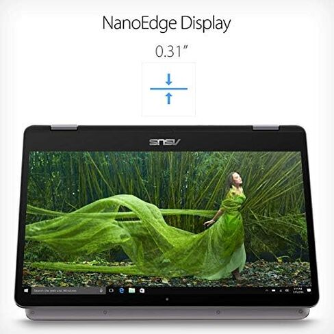 ASUS VivoBook Flip 14 Thin and Light 2-in-1 Laptop, 14" HD Touchscreen, Intel Celeron N4020 CPU, 4GB RAM, 128GB Storage, Windows 10 Home S, Microsoft 365, Light Grey, TPM, Fingerprint, J401MA-PS04T in Saudi Arabia
