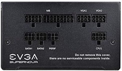 EVGA 650 G5, 80 Plus Gold 650W, Fully Modular, ECO Mode with Fdb Fan, 100% Japanese Capacitors, 10 Year Warranty, Compact 150mm Size, Power Supply 220-G5-0650-X1 in Saudi Arabia