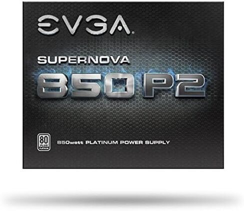 EVGA Supernova 1600 P2 80+ Platinum، وضع ECO بقدرة 1600 واط، وحدات NVIDIA SLI بالكامل وCrossfire جاهز لإمداد الطاقة لمدة 10 سنوات 220-P2-1600-X1 in Kuwait