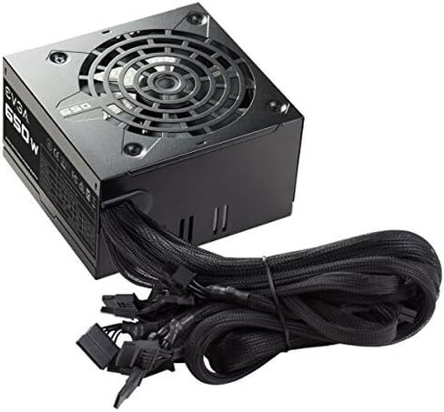 EVGA 100-N1-0400-L1, 400 N1, 400W, 2 Year Warranty, Power Supply 100-N1-0400-L1 & Cooler Master MasterBox Q300L Micro-ATX Tower with Magnetic Design Dust Filter, Black in Saudi Arabia