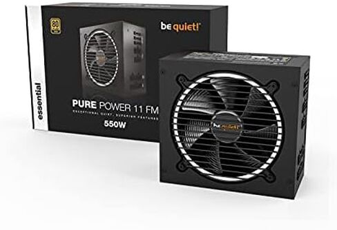 be Quiet! BN670 Pure Power 11 FM 550W, 80 Plus Gold Efficiency, Power Supply, ATX in Saudi Arabia