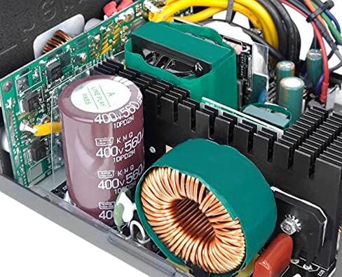 Thermaltake Toughpower GF A3 1200W، موصلات True 600W 12VHPWR على سلسلة PSU وNVIDIA RTX 40، ATX 3.0/PCI-E 5.0، 80+ ذهبي، مزود طاقة جاهز SLI/Crossfire، PS-TPD-1200FNFAGU-L، ضمان لمدة 10 سنوات in Kuwait