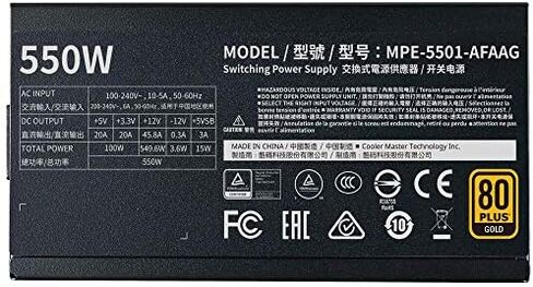 CoolerMasterMWEGold1050V2 وحدات بالكامل in Kuwait