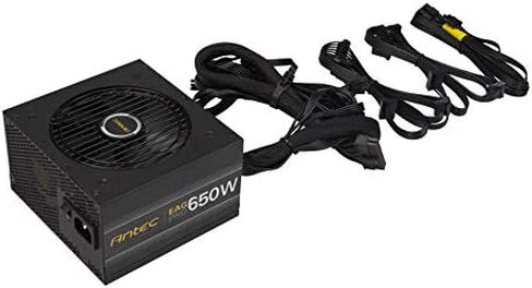 Antec Earthwatts Gold Pro Series EA750G Pro White ، 750W شبه معياري مع تصميم محول تيار مستمر إلى تيار مستمر ، قبعات يابانية ، تصميم PhaseWave مروحة صامتة 120 مم وضمان 7 سنوات in Kuwait