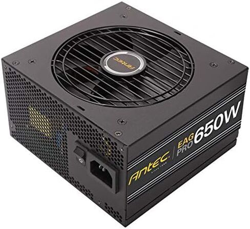 Antec Earthwatts Gold Pro Series EA750G Pro White ، 750W شبه معياري مع تصميم محول تيار مستمر إلى تيار مستمر ، قبعات يابانية ، تصميم PhaseWave مروحة صامتة 120 مم وضمان 7 سنوات in Kuwait