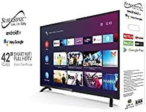Supersonic 42” Smart WiFi Full HDTV SC-4250GTV with Remote Control in Kuwait
