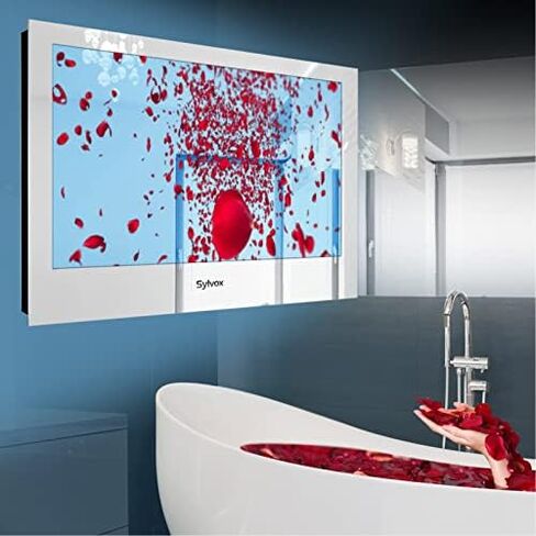 Sylvox 24-inch Waterproof TV, Full-HD, Magic Mirror Bathroom TV, Suitable for Bathrooms,Business Hotels,Saunas in Kuwait