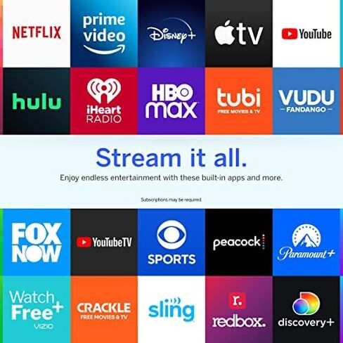 VIZIO 75-Inch V-Series 4K UHD Smart TV with Voice Remote, Dolby Vision, Alexa Compatibility, VRR with AMD FreeSync, V756-J03, 2021 Model in Saudi Arabia