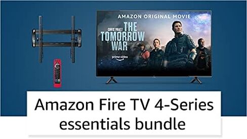 تلفزيون Amazon Fire TV 55 بوصة 4-Series 4K UHD الذكي، بث تلفزيوني مباشر بدون كابل in Kuwait