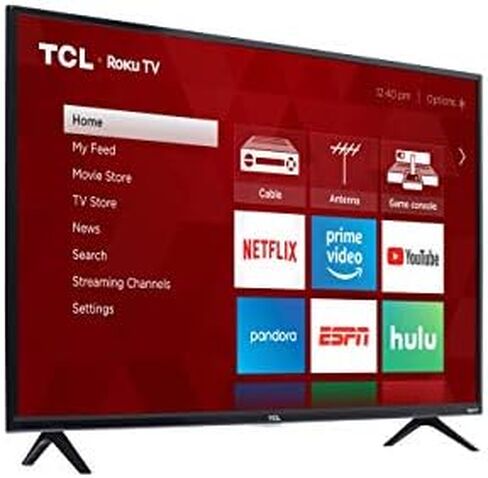 TCL 40-inch 1080p Smart LED Roku TV - 40S325, 2019 Model , Black in Saudi Arabia
