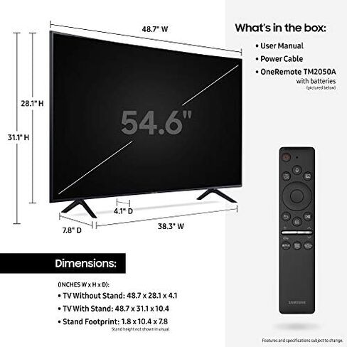 SAMSUNG 55-Inch Class Crystal UHD TU8300 Series - 4K UHD Curved Smart TV With Alexa Built-in (UN55TU8300FXZA) in Saudi Arabia