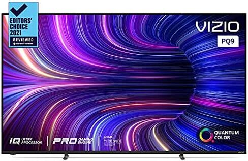 VIZIO 65-Inch P-Series 4K QLED HDR Smart TV w/Voice Remote, Dolby Vision, 4K 120Hz Gaming, Alexa Compatibility, P65Q9-J01, 2022 Model in Saudi Arabia