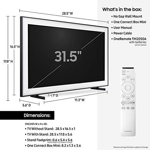 سلسلة إطارات فئة 43 بوصة من سامسونج - تلفزيون ذكي 4K Quantum HDR مع Alexa مدمج (QN43LS03AAFXZA، موديل 2021) in Kuwait