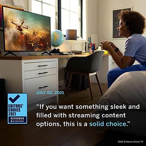 VIZIO 43-inch D-Series Full HD 1080p Smart TV with Apple AirPlay and Chromecast Built-in, Alexa Compatibility, D43f-J04, 2022 Model in Saudi Arabia