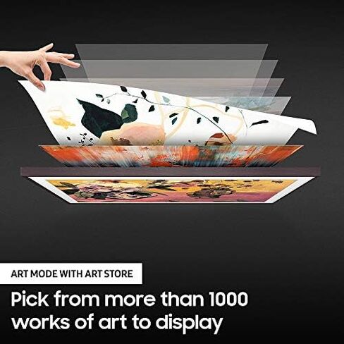 SAMSUNG 43-inch Class FRAME QLED LS03 Series - 4K UHD Dual LED Quantum HDR Smart TV with Alexa Built-in (QN43LS03TAFXZA, 2020 Model) in Saudi Arabia