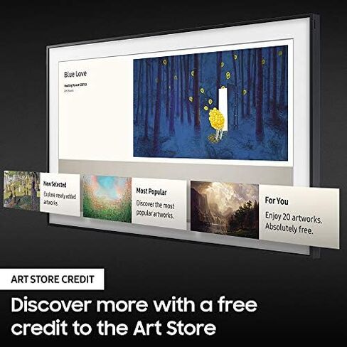 SAMSUNG 43-inch Class FRAME QLED LS03 Series - 4K UHD Dual LED Quantum HDR Smart TV with Alexa Built-in (QN43LS03TAFXZA, 2020 Model) in Saudi Arabia