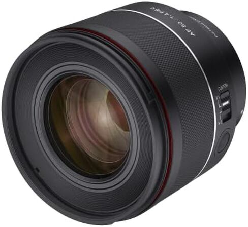 Samyang AF 50 ملم f/1.4 Series II عدسات التركيز التلقائي ذات الإطار الكامل لسوني E (SYIO5014-E)،اسود in Kuwait