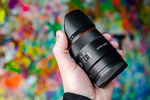 Rokinon 24mm F1.8 AF Compact Full Frame Wide Angle Auto Focus Lens for Sony E (IO2418-E) in Saudi Arabia