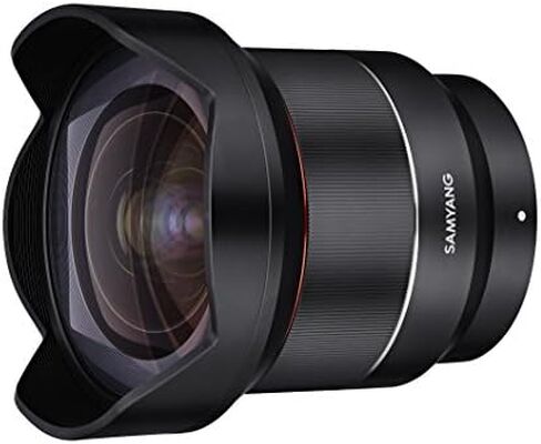 Samyang SYIO14b-E 14mm F2.8 كامل الإطار عدسة التركيز التلقائي لسوني E-Mount، أسود in Kuwait