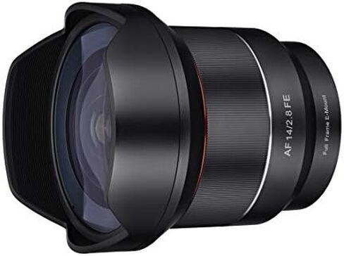Samyang SYIO14b-E 14mm F2.8 كامل الإطار عدسة التركيز التلقائي لسوني E-Mount، أسود in Kuwait