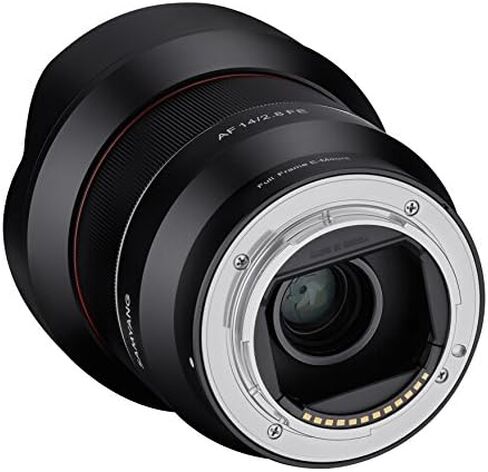 Samyang SYIO14b-E 14mm F2.8 كامل الإطار عدسة التركيز التلقائي لسوني E-Mount، أسود in Kuwait