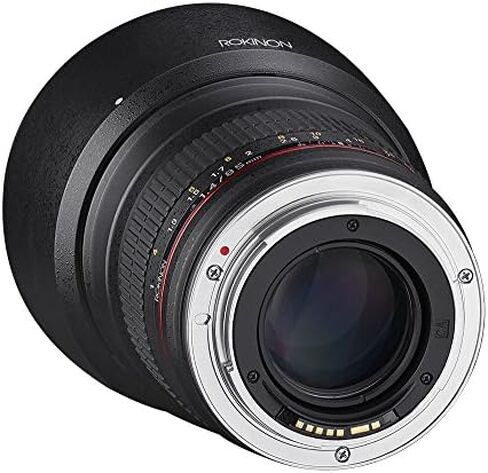 عدسة دوارة 85M-C 85mm F1.4 من روكينون لكاميرا كانون (اسود) in Saudi Arabia