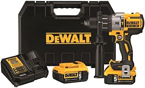 DEWALT 20V MAX XR Hammer Drill Kit, Brushless, 3-Speed, Cordless (DCD996P2) in Saudi Arabia