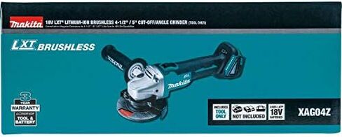 Makita XAG04Z 18V LXT® Lithium-Ion Brushless Cordless 4-1/2” / 5" Cut-Off/Angle Grinder, Tool Only in Kuwait