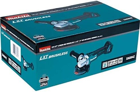 Makita XAG04Z 18V LXT® Lithium-Ion Brushless Cordless 4-1/2” / 5" Cut-Off/Angle Grinder, Tool Only in Kuwait