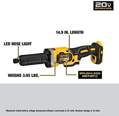 DEWALT 20V MAX* Die Grinder, Variable Speed, 1-1/2-Inch, Tool Only (DCG426B) in Saudi Arabia