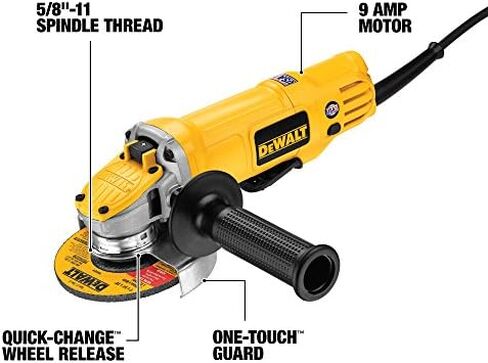 DEWALT Angle Grinder Tool, 4-1/2-Inch, Paddle Switch (DWE4120) in Saudi Arabia