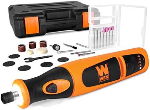 WEN 23072 Variable Speed Lithium-Ion Cordless Rotary Tool Kit with 24-Piece Accessory Set, Charger, and Carrying Case in Saudi Arabia