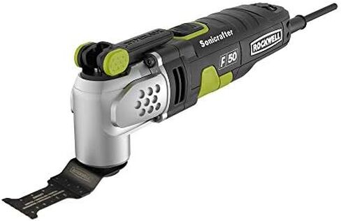 Rockwell RK5142K 4.0 Amp Sonicrafter F50 Oscillating Multi-Tool, with Variable Speed, Hyperlock Clamping, Vibrafree Technology, and Universal Fit System, 33-Piece Kit with Case in Saudi Arabia