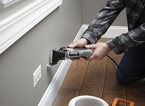 دريميل Multi-Max 3.5 أمبير مجموعة أدوات DIY متعددة الاستخدامات مع ملحقات بدون أدوات - أداة متعددة مع 12 ملحقًا - رأس مضغوط وزاوية - جدار جصي وأظافر وإزالة الملاط والرمالة - MM35-01 in Kuwait