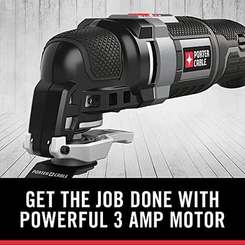 PORTER-CABLE Oscillating Multi-Tool Kit, 3.0-Amp, 11-Piece, Corded (PCE606K) in Saudi Arabia