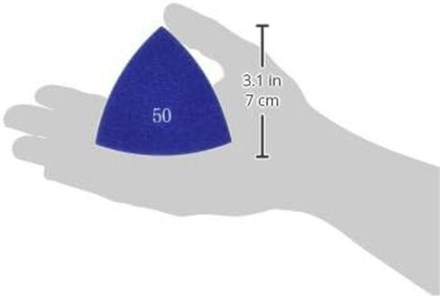 Versa-Tool MB1R 50 Grit Electroplated Triangular Polishing Diamond Pads for Oscillating Tools in Saudi Arabia