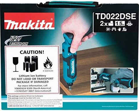 Makita TD022DSE 7.2V Lithium-Ion Cordless 1/4" Hex Impact Driver Kit in Saudi Arabia