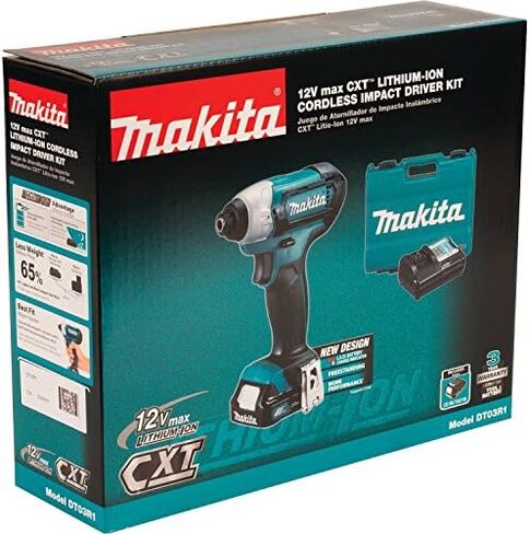 ماكيتا DT03R1 12V Max CXT طقم مفك كهربائي لاسلكي in Kuwait