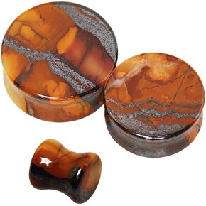 Natural Sunset Jasper Stone Saddle Plug in Saudi Arabia