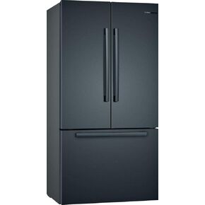 Bosch B36CT80SNB 36" 800 Series French Door Refrigerator with 20.8 cu. ft. Capacity, FarmFresh System, VitaFreshPro, LED Lighting and MultiAirFlow (Black Stainless Steel) in Saudi Arabia