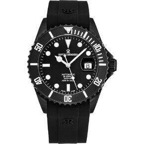 Revue Thommen Men's 'Diver' Black Dial Rubber Strap Swiss Automatic Watch 17571.2877 in Kuwait