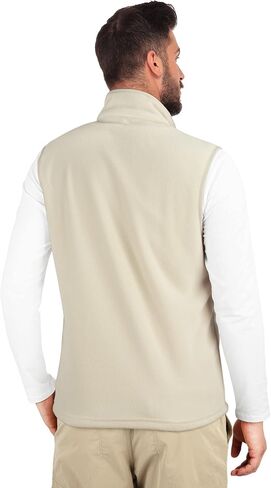 Outdoor Ventures Men's Full-Zip Polar Fleece Vest Outerwear Lightweight Warm Casual Sleeveless Jacket for Fall & Winter in Kuwait