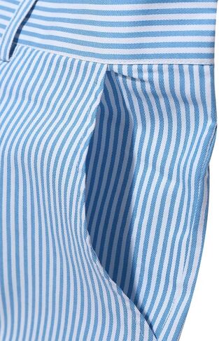 uxcell Men Summer Shorts Striped Slim Fit Flat Front Walk Chino Shorts in Saudi Arabia