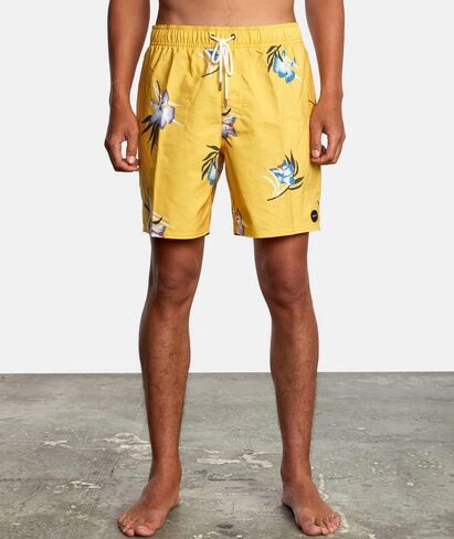 RVCA Mens Elastic Waist Swim Trunk in Saudi Arabia