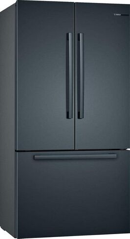 Bosch B36CT80SNB 36" 800 Series French Door Refrigerator with 20.8 cu. ft. Capacity, FarmFresh System, VitaFreshPro, LED Lighting and MultiAirFlow (Black Stainless Steel) in Saudi Arabia