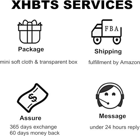 XHBTS 6 Pieces Dangle Cross Earrings Stainless Steel for Men Women Black Silver Gold for Women Men with Mini Cloth and Mini Box in Kuwait