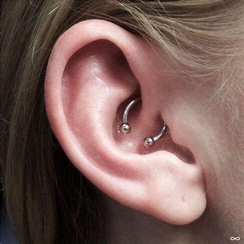 Briana Williams Tragus Piercing Jewelry Tragus Earrings for Women Horseshoe Tragus Cartilage Earring Hoop Flat Back Earrings Studs Lip Rings Labret Monroe Lip Piercing Jewelry in Kuwait