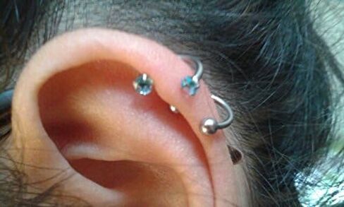 Briana Williams Tragus Piercing Jewelry Tragus Earrings for Women Horseshoe Tragus Cartilage Earring Hoop Flat Back Earrings Studs Lip Rings Labret Monroe Lip Piercing Jewelry in Kuwait